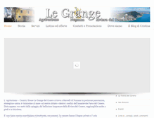 Tablet Screenshot of legrangedelconero.it